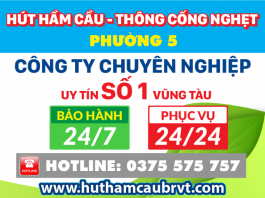 Thông cống nghẹt phường 5 Vũng Tàu